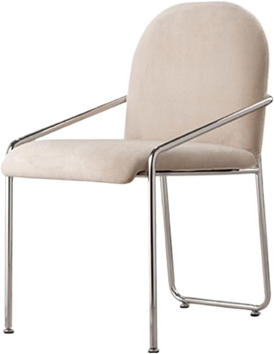 Velvet Dining Chairs, Upholstered Kitchen Dining Chairs with Metal Back and Legs for Living Room, Reception, Waiting Room, Bedrooms Dining Chair Set(Yellow)