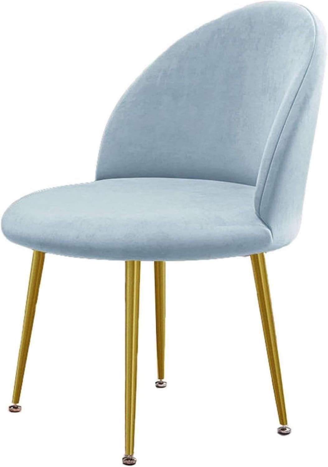 Luxury Velvet Curved Back Dining Chair Covers Super Soft Semicircle Back Chair Slipcovers Mid Century Modern Solid Color High Back Chair Protectors for Hotel Banquet(15,1PCS)