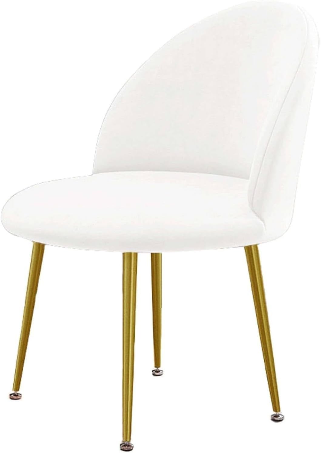 Luxury Velvet Curved Back Dining Chair Covers Super Soft Semicircle Back Chair Slipcovers Mid Century Modern Solid Color High Back Chair Protectors for Hotel Banquet(15,1PCS)