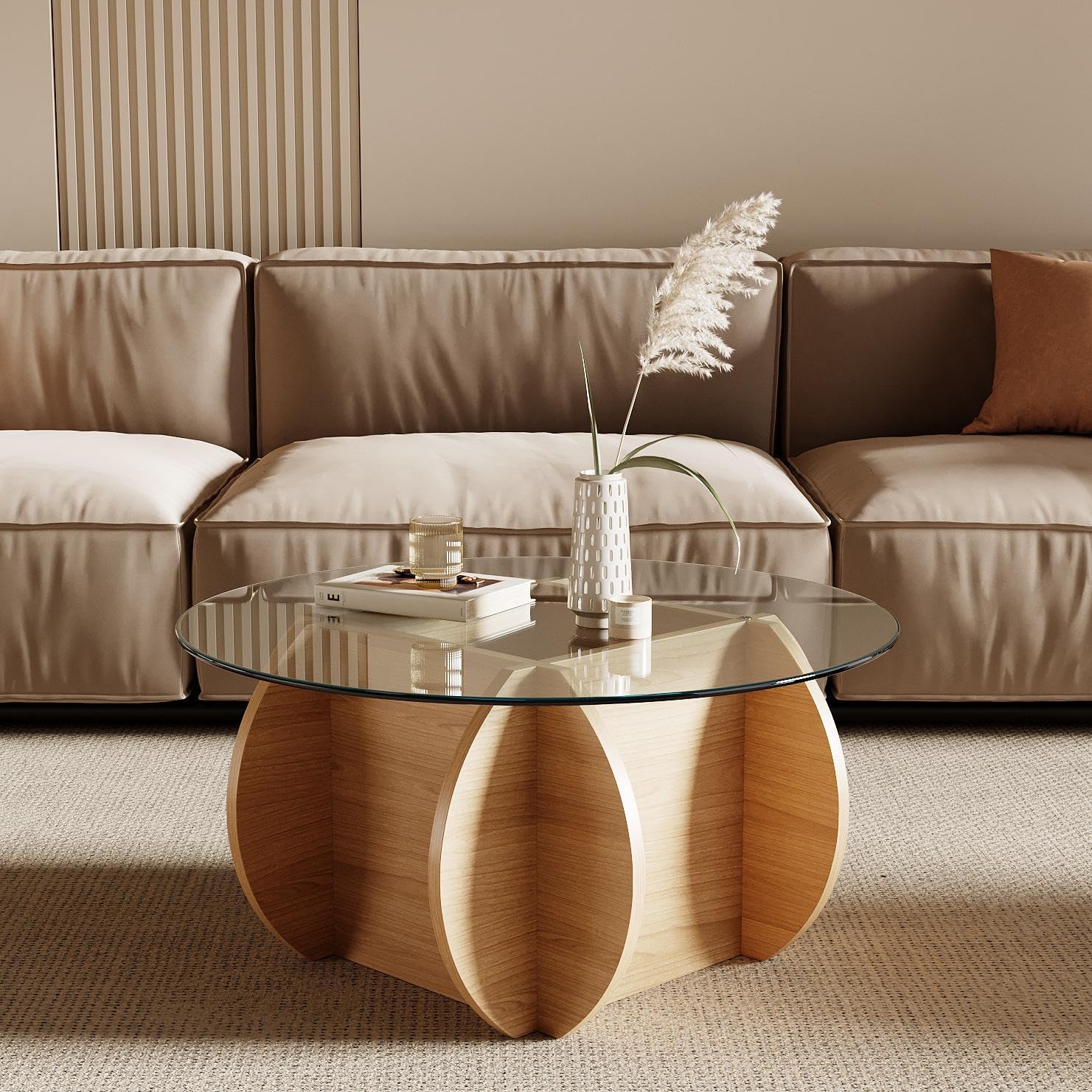 Round Glass Coffee Table