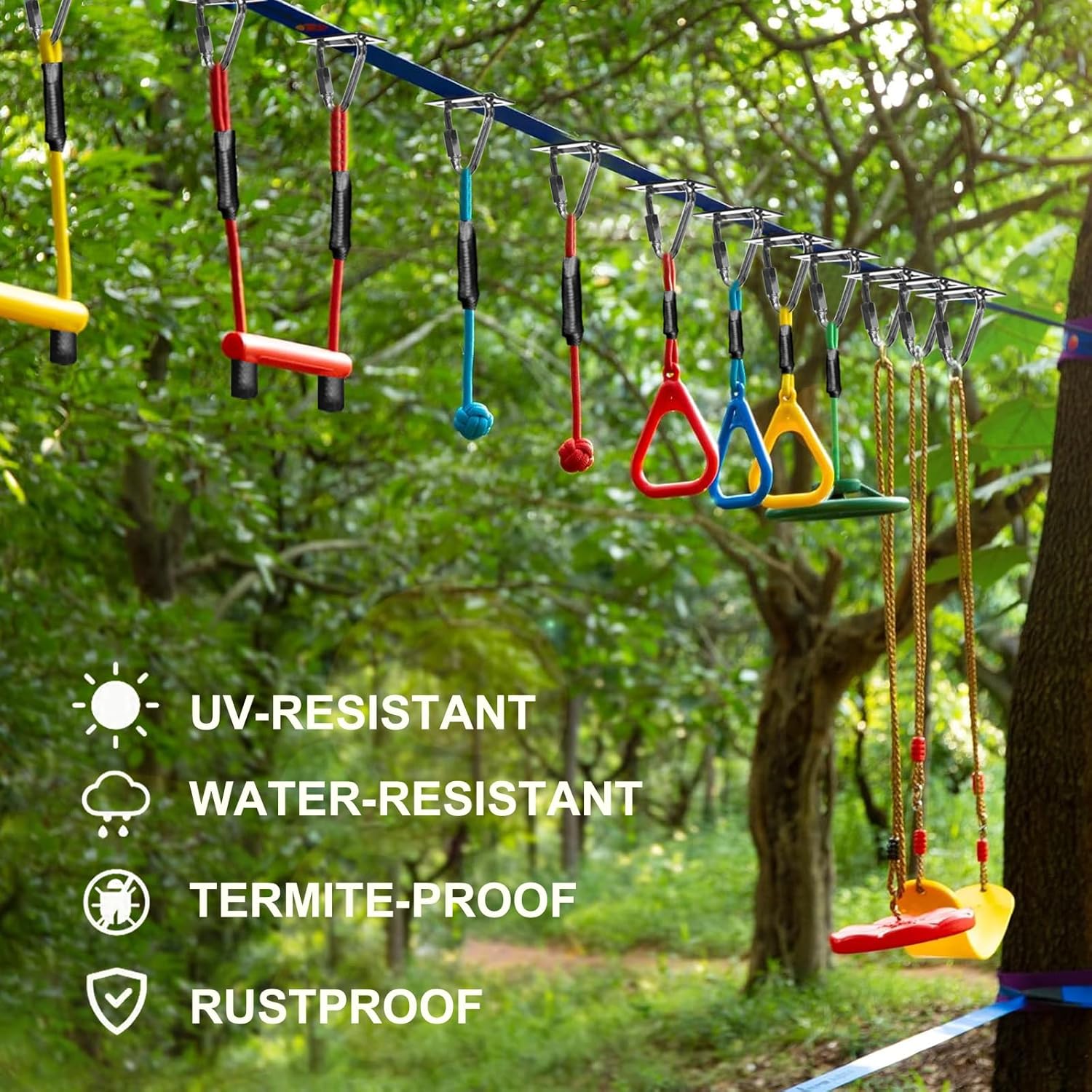Ninja Warrior Obstacle Course for Kids Backyard