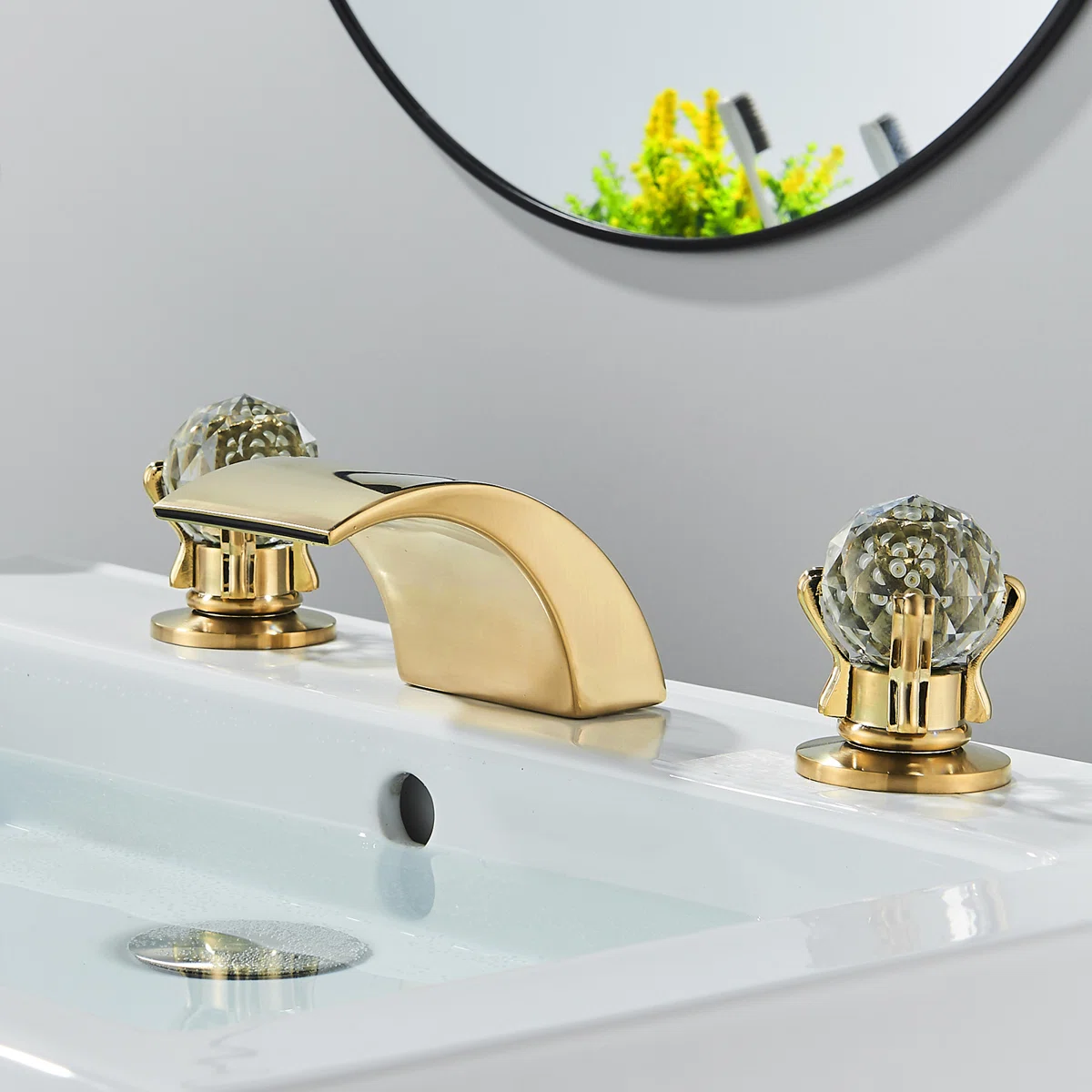 LED Light Bathroom Sink Faucet