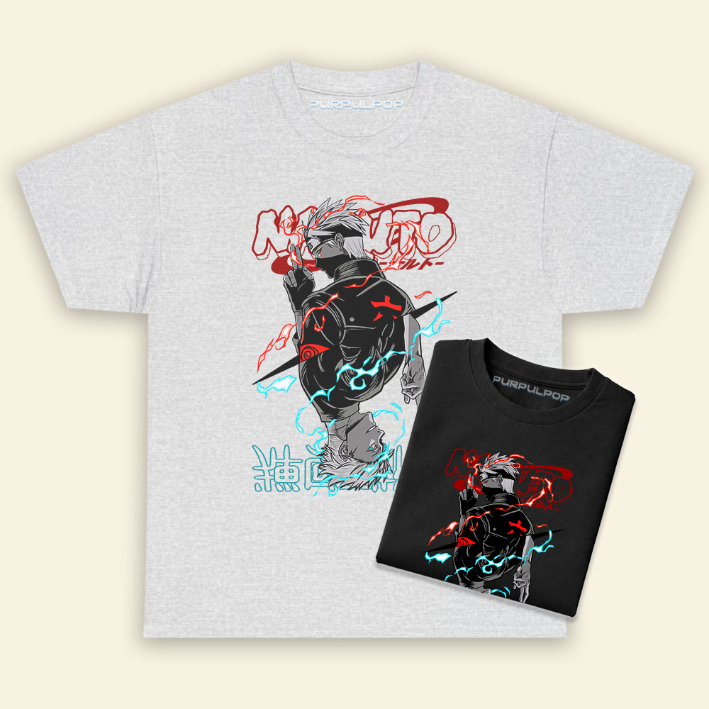 Kakashi Hatake Gojo Satoru Naturo x Jujutsu Kaisen Shirt