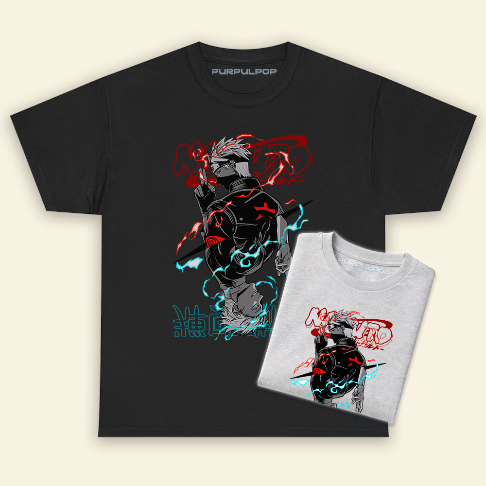 Kakashi Hatake Gojo Satoru Naturo x Jujutsu Kaisen Shirt