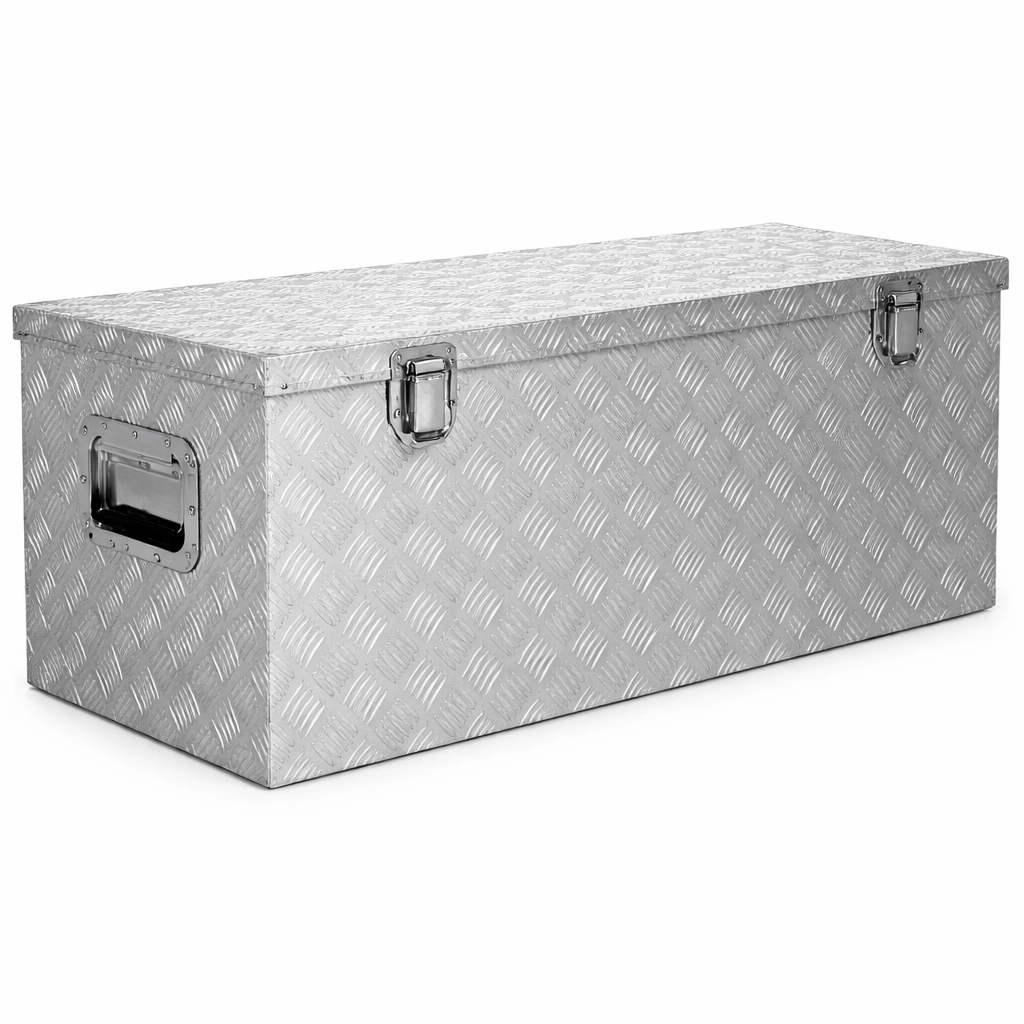 Coffre rangement aluminium surface antiderapante-Norvoro