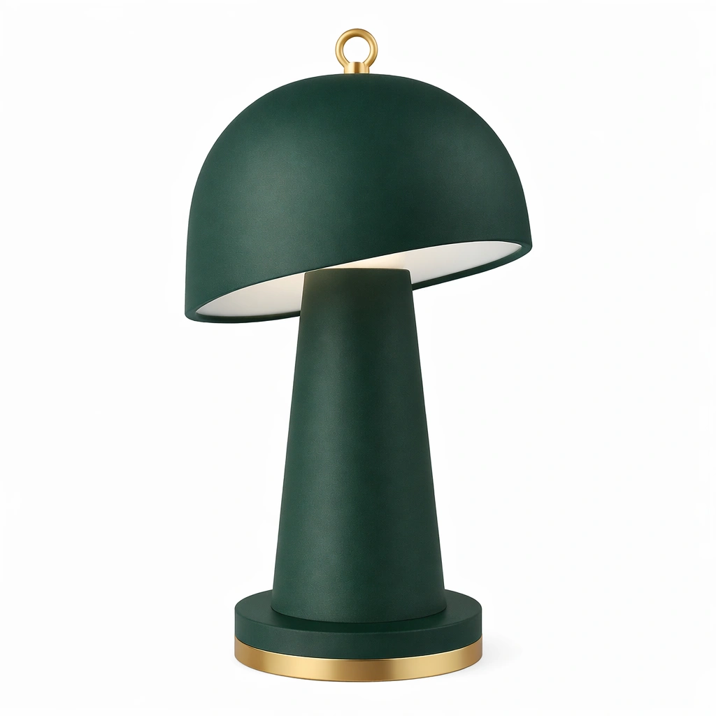 Lampe de table verte moderne minimaliste-Lumvane