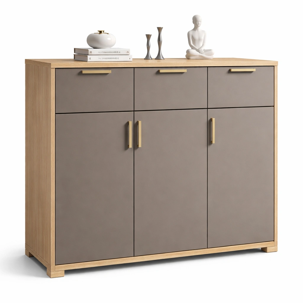 Buffet Bas Taupe-Lumvane
