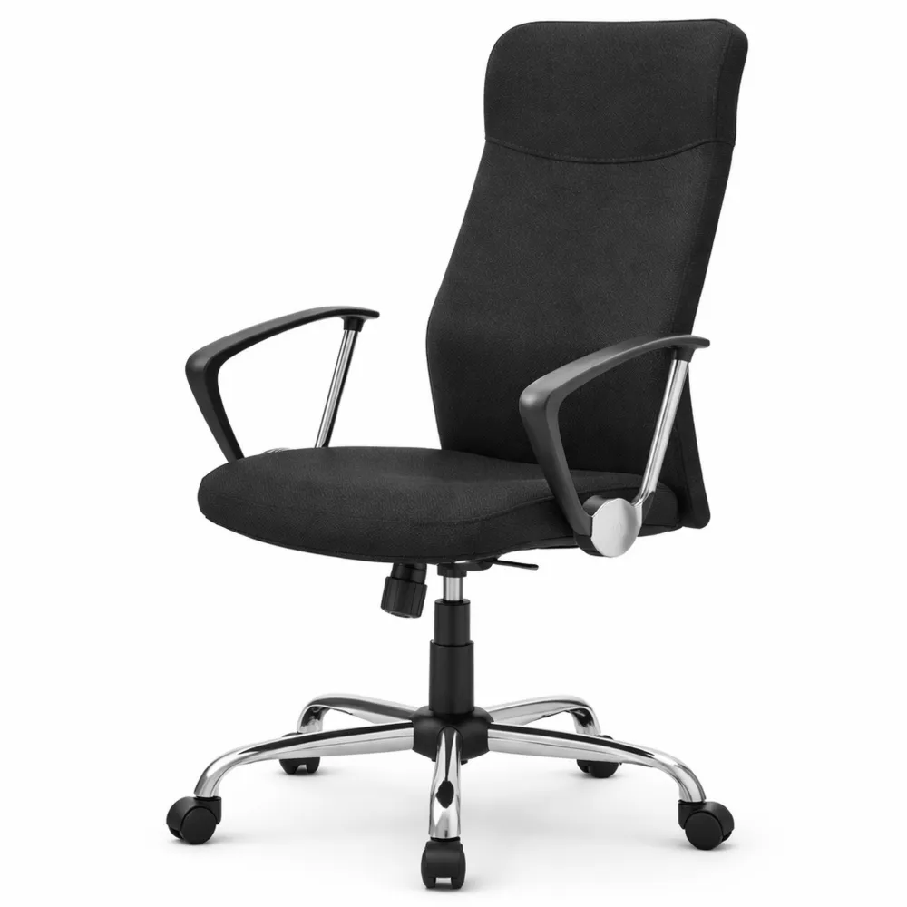 Chaise de Bureau Ergonomique Réglable avec Assise Confortable et Pivotante, Capacité 120 kg