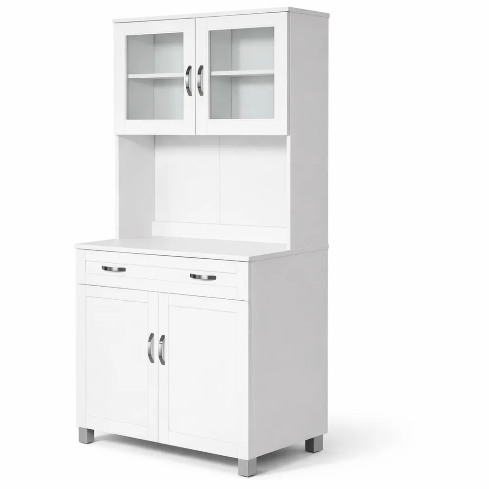 Armoire de Cuisine Moderne avec Rangement Multiples