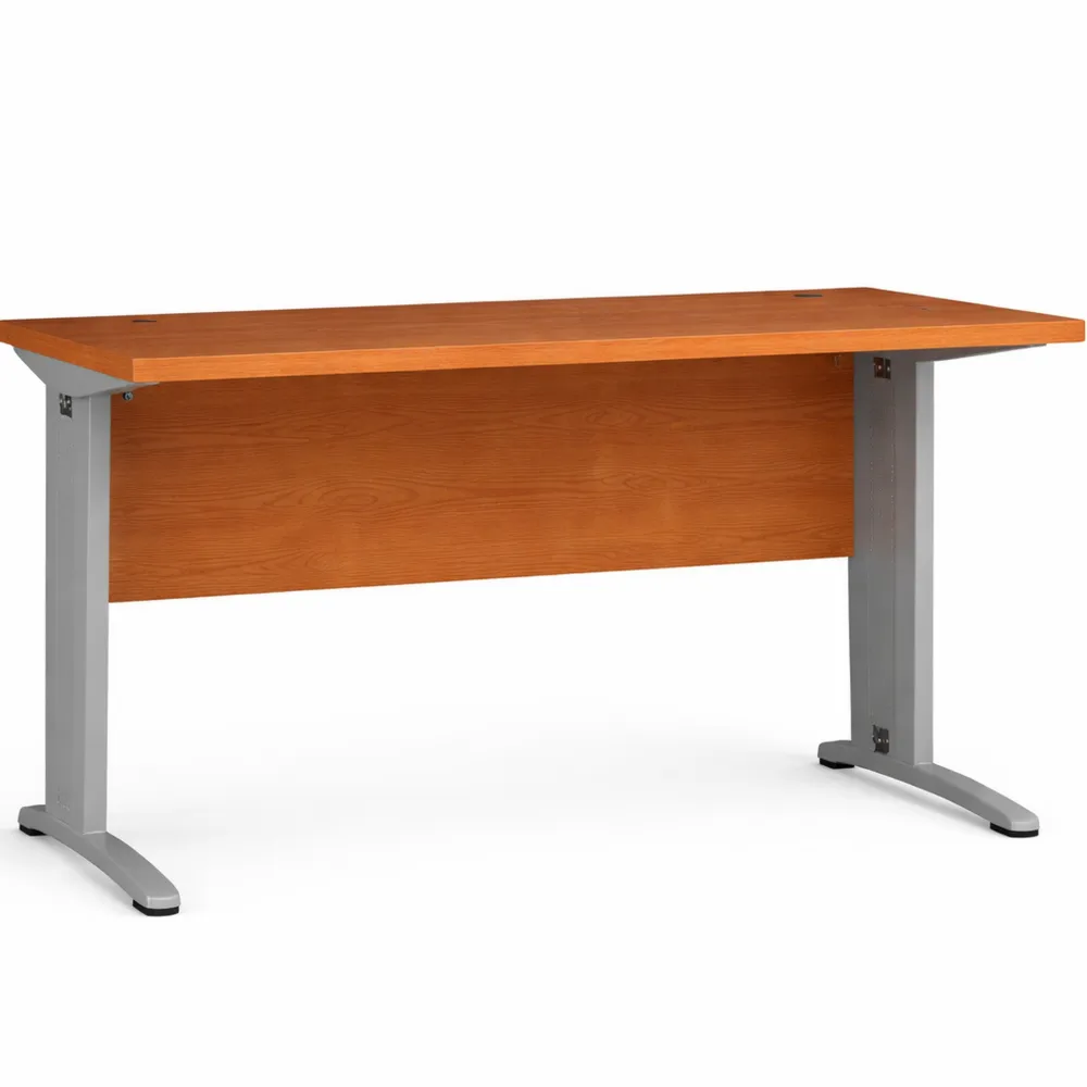 Table de travail moderne pour ordinateur avec pieds métalliques