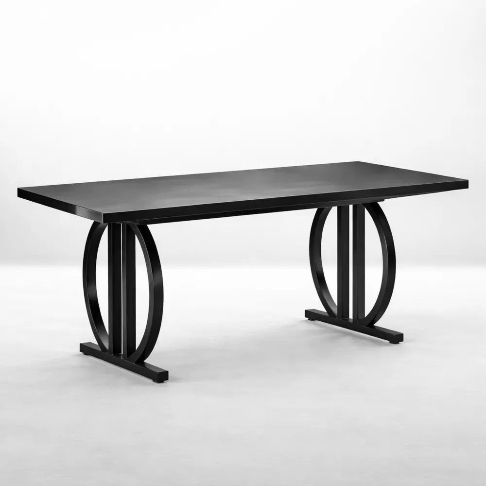 Grande Table Informatique Moderne Métal et Bois