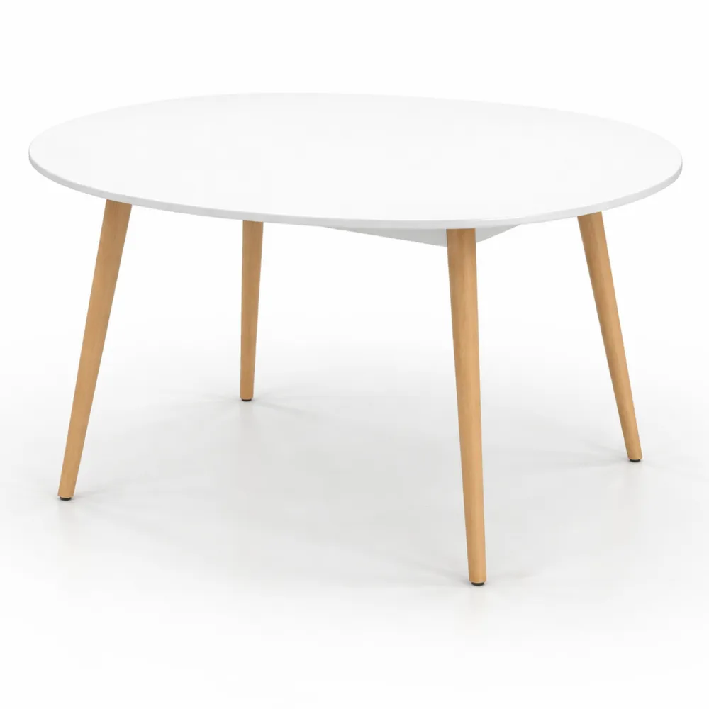 Table à Manger Extensible Ronde pour 4-8 Personnes
