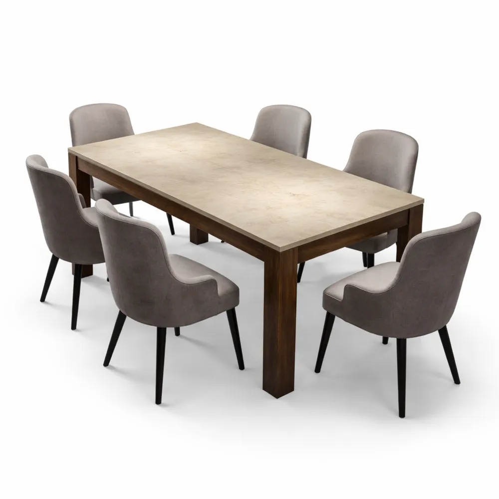 Table à Manger en Travertin 160 cm