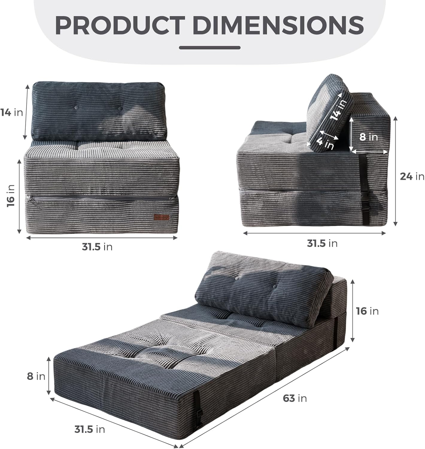  Folding Sofa Bed