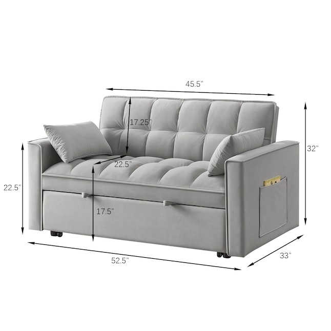 Modern Velvet Sofa bed