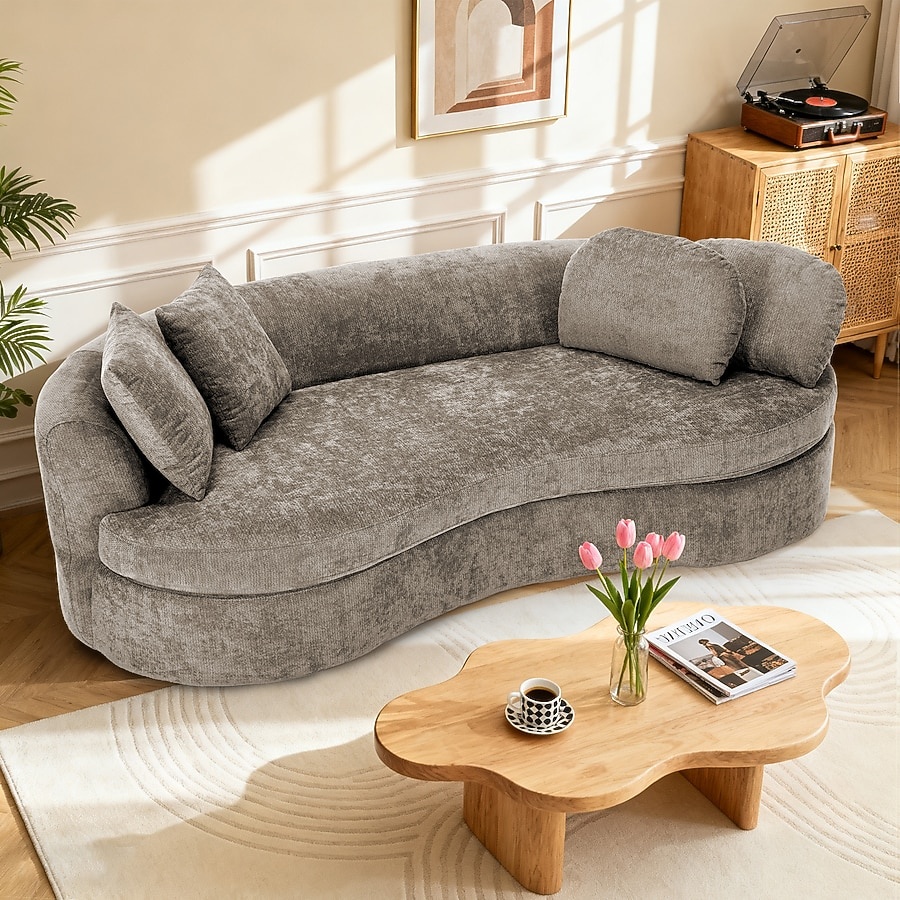 5 Inches Modern Curved Sofa