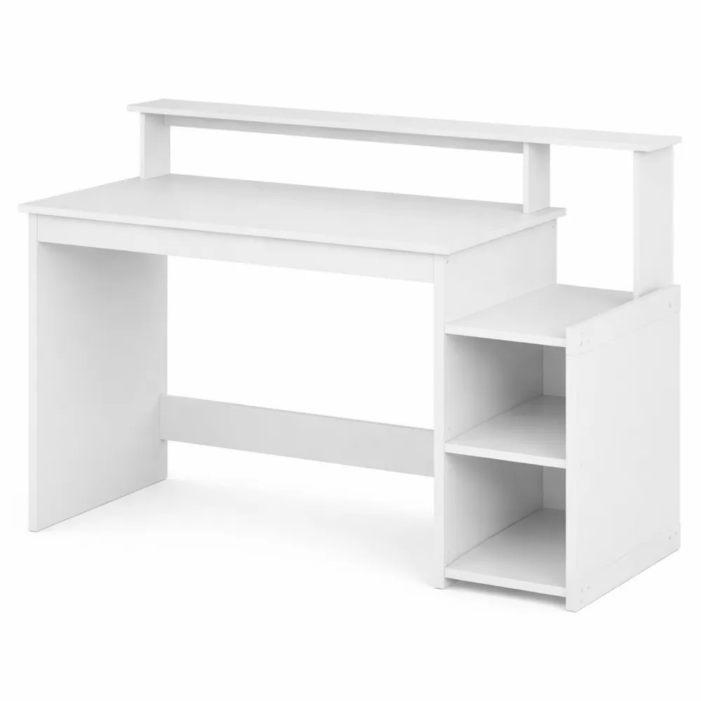 Bureau multifonction avec étagères réglables pour espace de travail