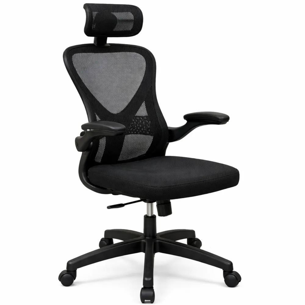 Fauteuil de Bureau Ergonomique avec Soutien Lombaire Ajustable