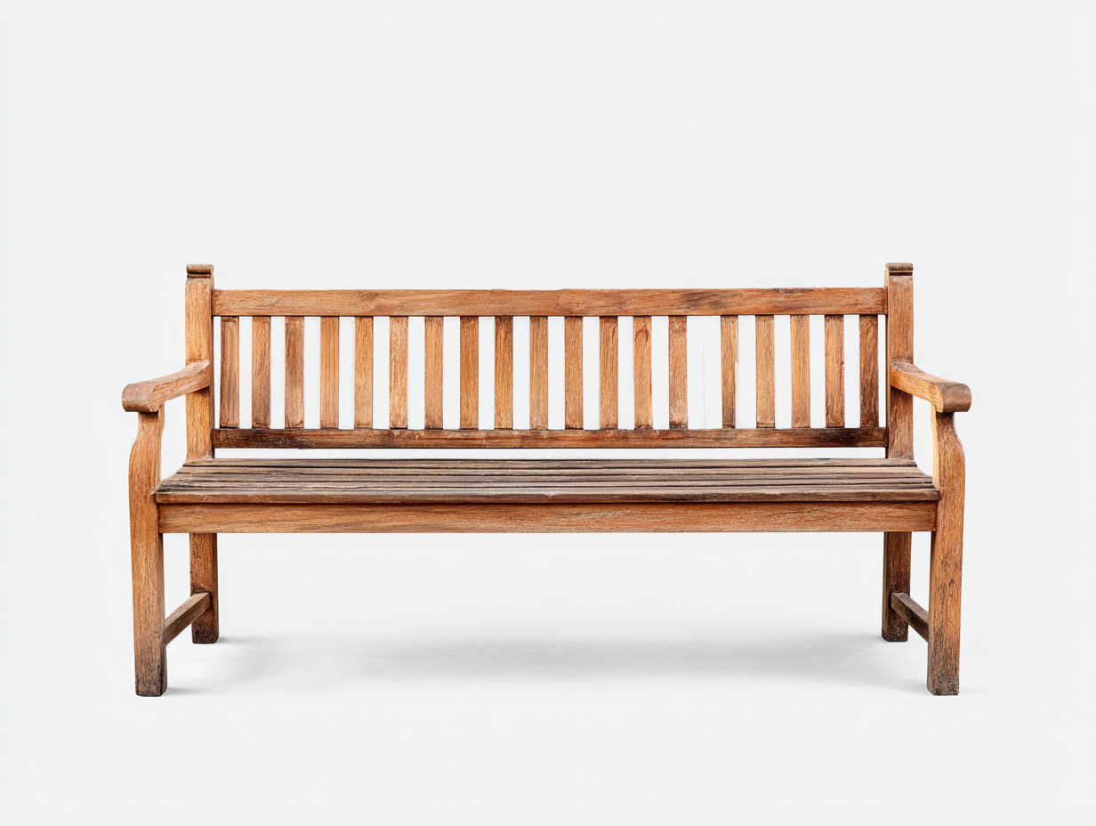 Banco de jardín madera maciza 150x60x90 cm marrón estilo clásico asiento exterior-Luxeuplab