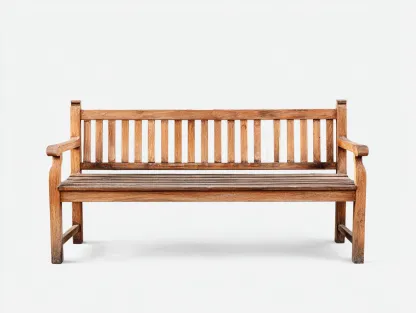 Banco de jardín madera maciza 150x60x90 cm marrón estilo clásico asiento exterior-Luxeuplab