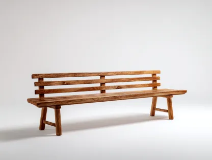 Banco de jardín de madera con respaldo 150x55x85 cm - marrón - banco exterior - diseño rústico-Luxeuplab