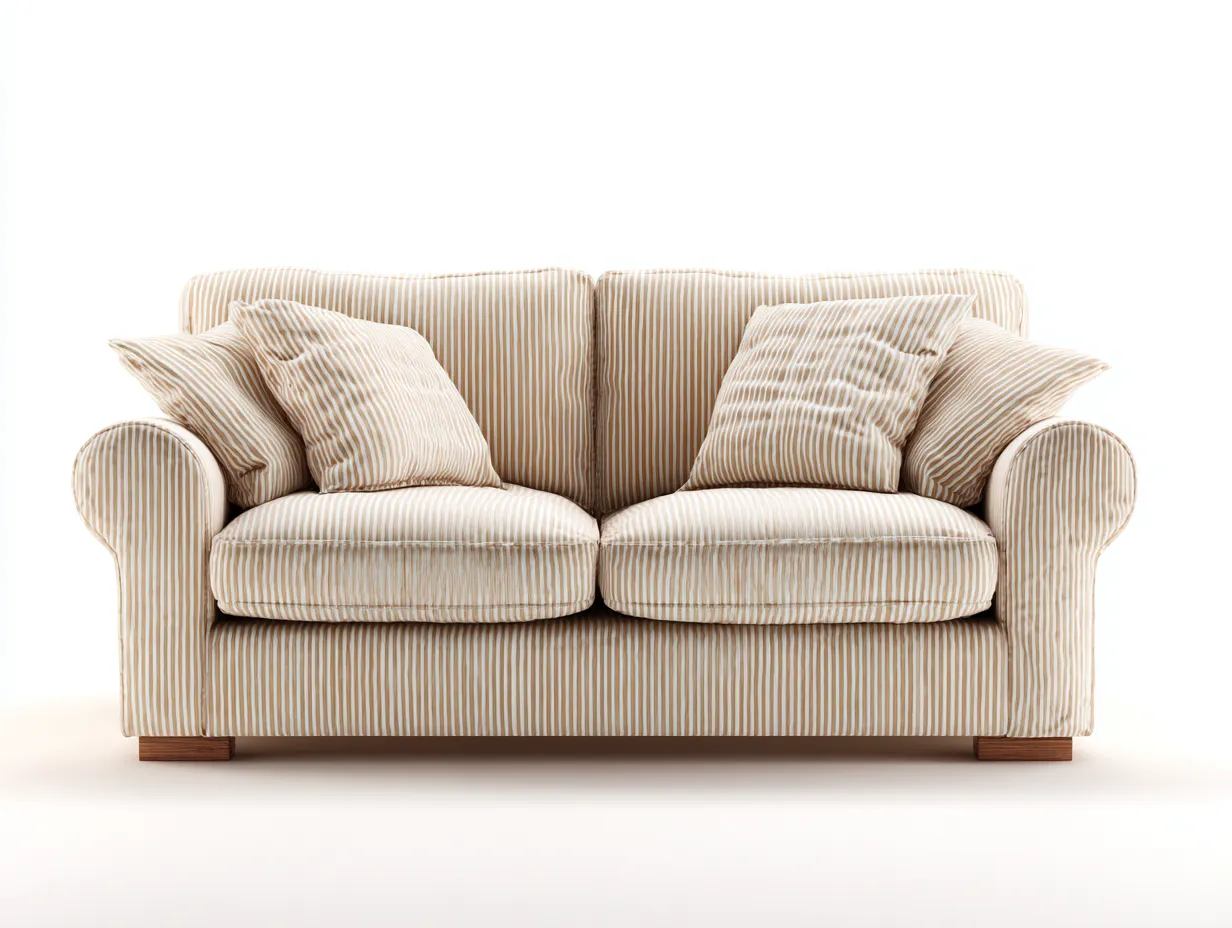 Zweisitzer Sofa-Stoff-Holz-170x89x83 cm-Beige-Moderner Stil-Bamboogetlab