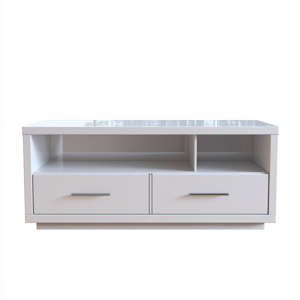 Mobile TV-legno-165x43x47 cm-bianco-design moderno-Nestgetly