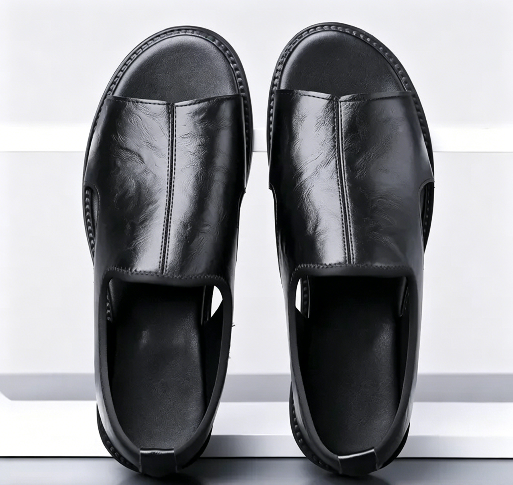 🔥Men’s Non-Slip Breathable Leather Sandals🏖️