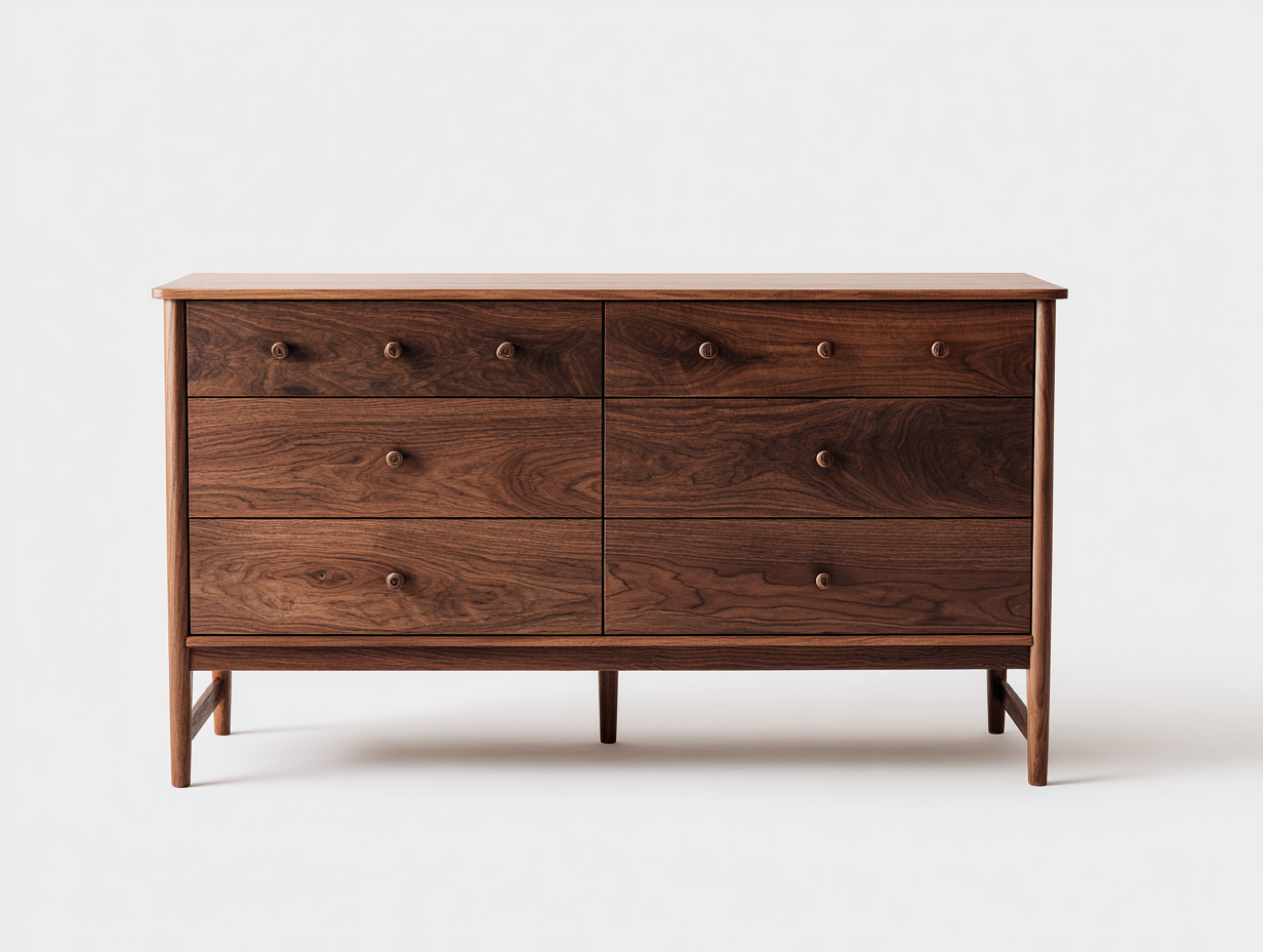 Cómodas de madera 140x45x80 cm - marrón - diseño moderno para dormitorio-Nookgetden