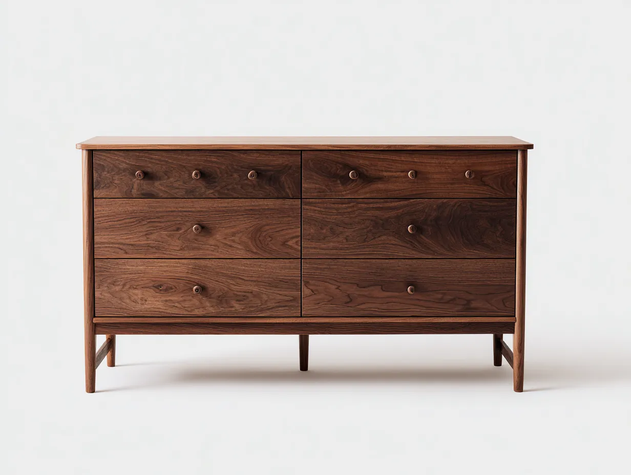 Cómodas de madera 140x45x80 cm - marrón - diseño moderno para dormitorio-Nookgetden