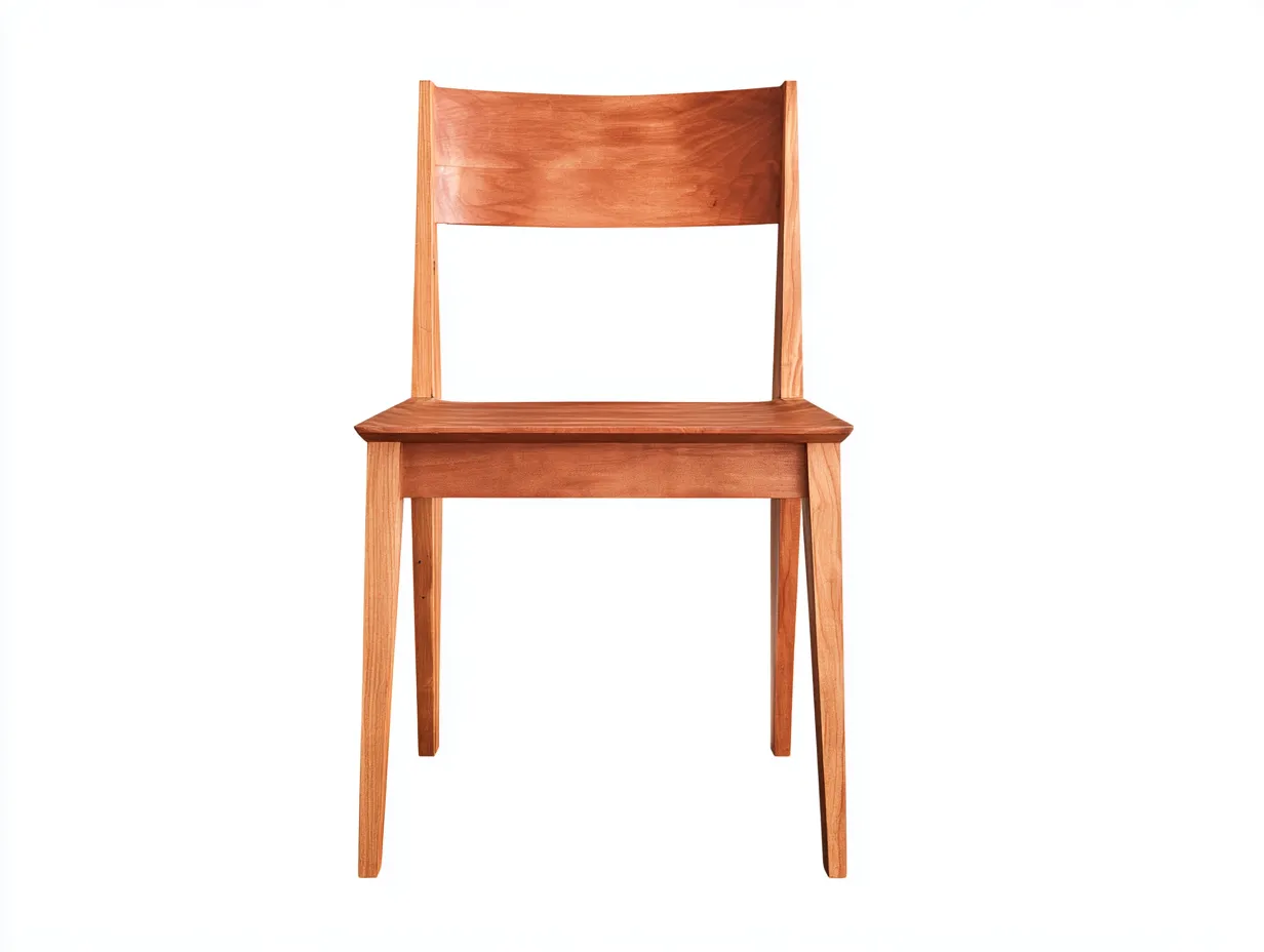 Sedia da pranzo in legno massello 50x45x85 cm - legno naturale - design essenziale moderno-Nestgoshop