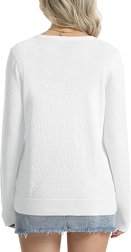  Lightweight Cardigans Long Sleeve Knitted Button Down Sweater