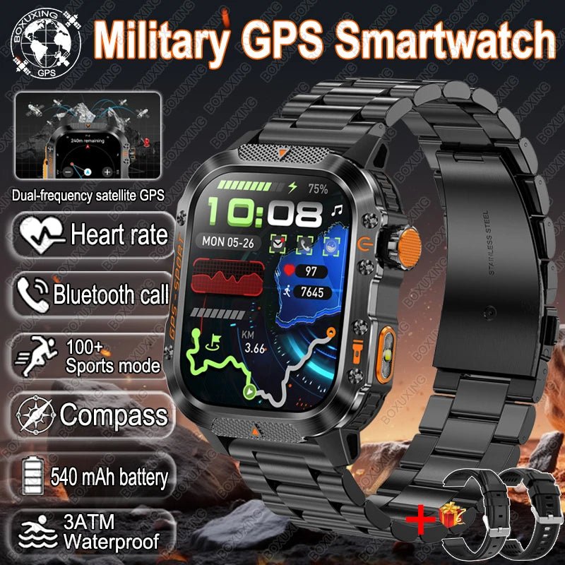 Aegis Tactical GPS Smartwatch – Military-Grade Edition