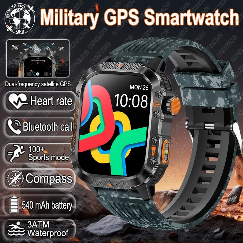 Aegis Tactical GPS Smartwatch – Military-Grade Edition