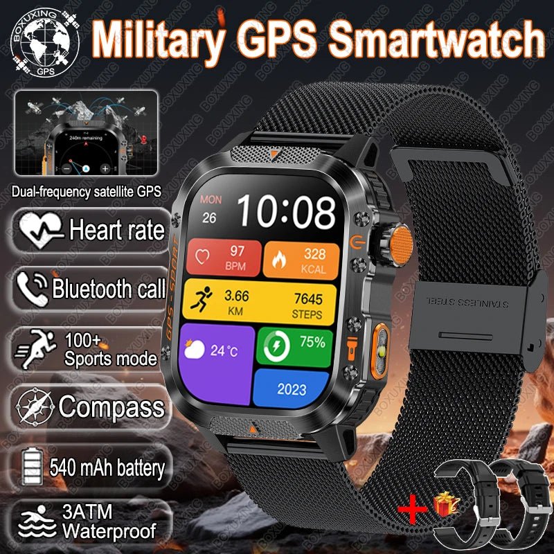Aegis Tactical GPS Smartwatch – Military-Grade Edition