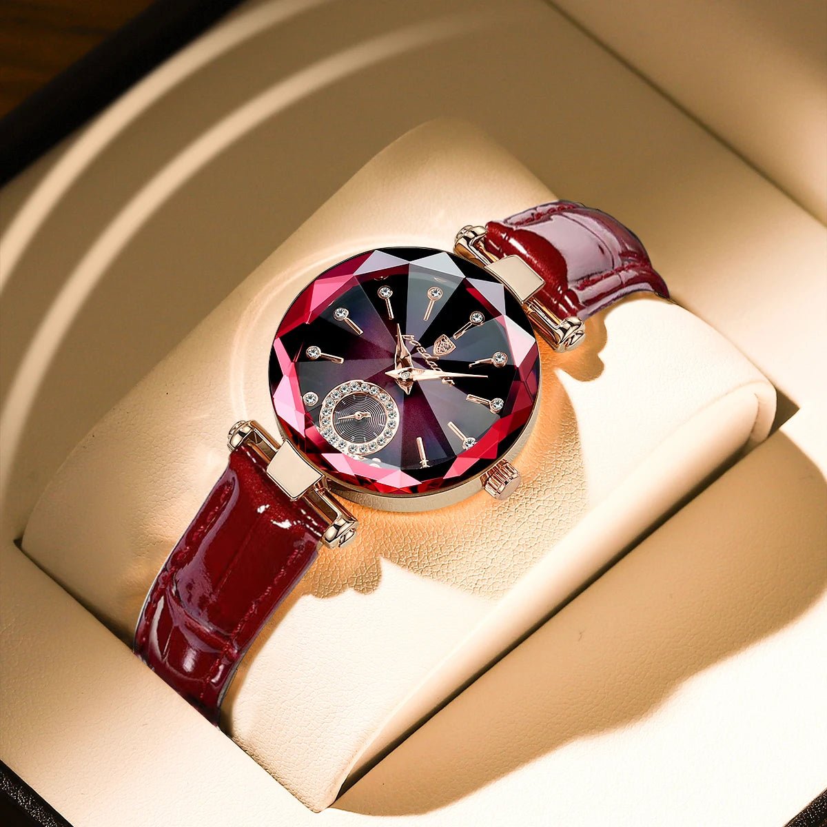 Bordeaux Radiance Dress Watch