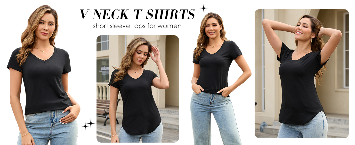 YUCOLEN Polo Shirts for Women Short Sleeve 3 Button Collared Golf Tee Cotton Business Casual Summer Work Tops