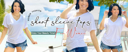 YUCOLEN Polo Shirts for Women Short Sleeve 3 Button Collared Golf Tee Cotton Business Casual Summer Work Tops