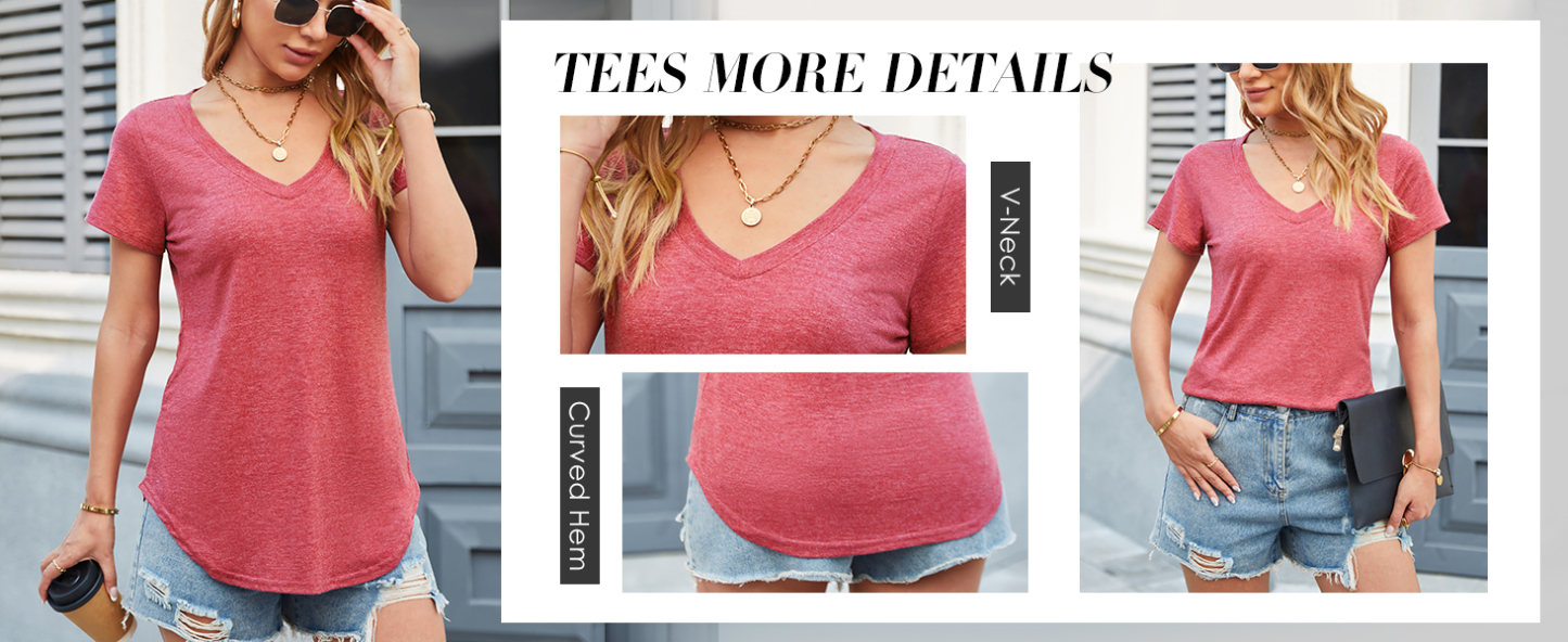 YUCOLEN Polo Shirts for Women Short Sleeve 3 Button Collared Golf Tee Cotton Business Casual Summer Work Tops