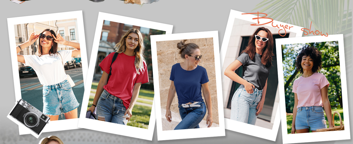 YUCOLEN Polo Shirts for Women Short Sleeve 3 Button Collared Golf Tee Cotton Business Casual Summer Work Tops