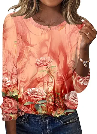 Women's short-sleeved cute summer shirt, round neck, formal and casual T-shirt, workwear, S-2XL sizes.