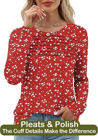 Women's short-sleeved cute summer shirt, round neck, formal and casual T-shirt, workwear, S-2XL sizes.
