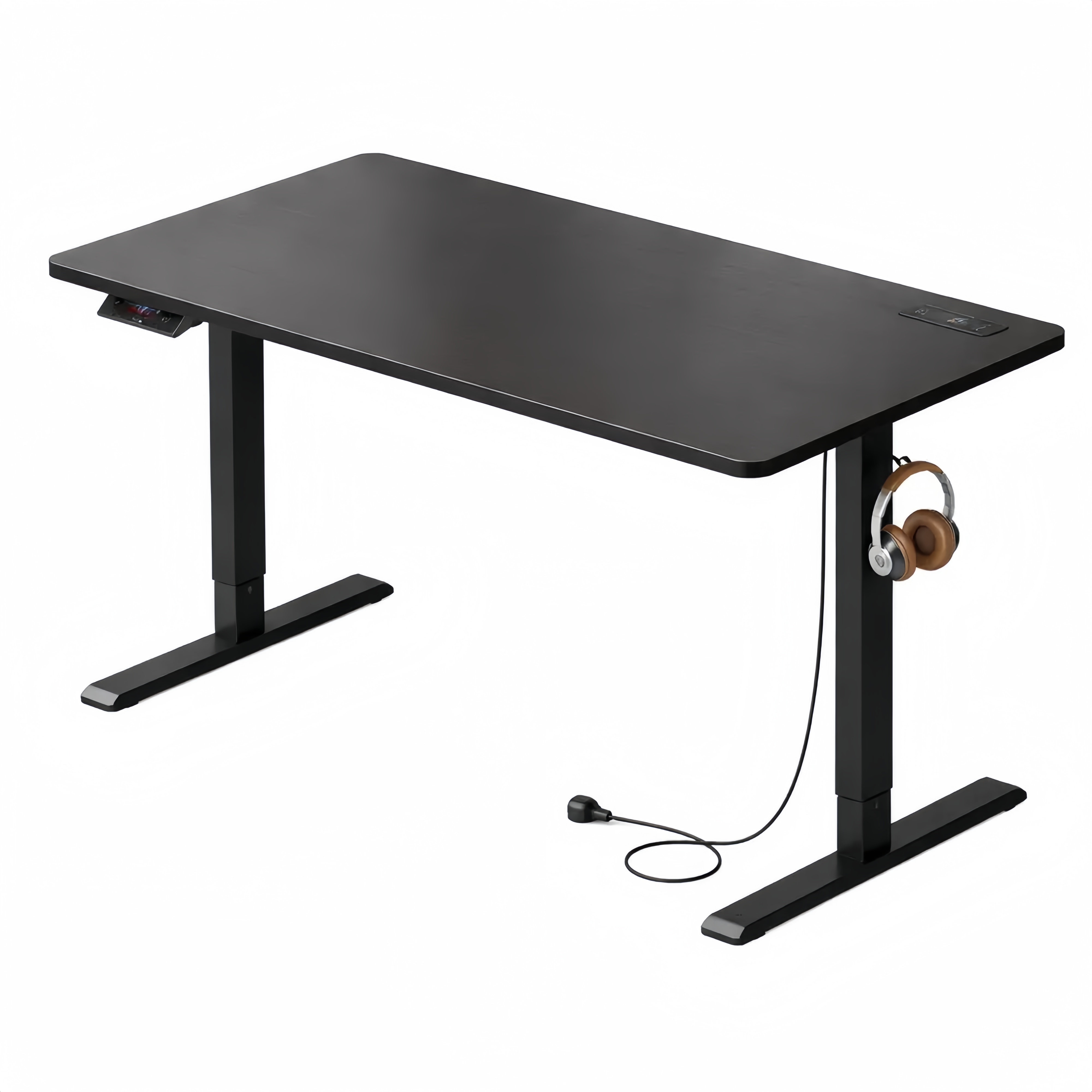 Scrivania Elettrica Regolabile in Altezza con Porte USB e Controlli di Memoria