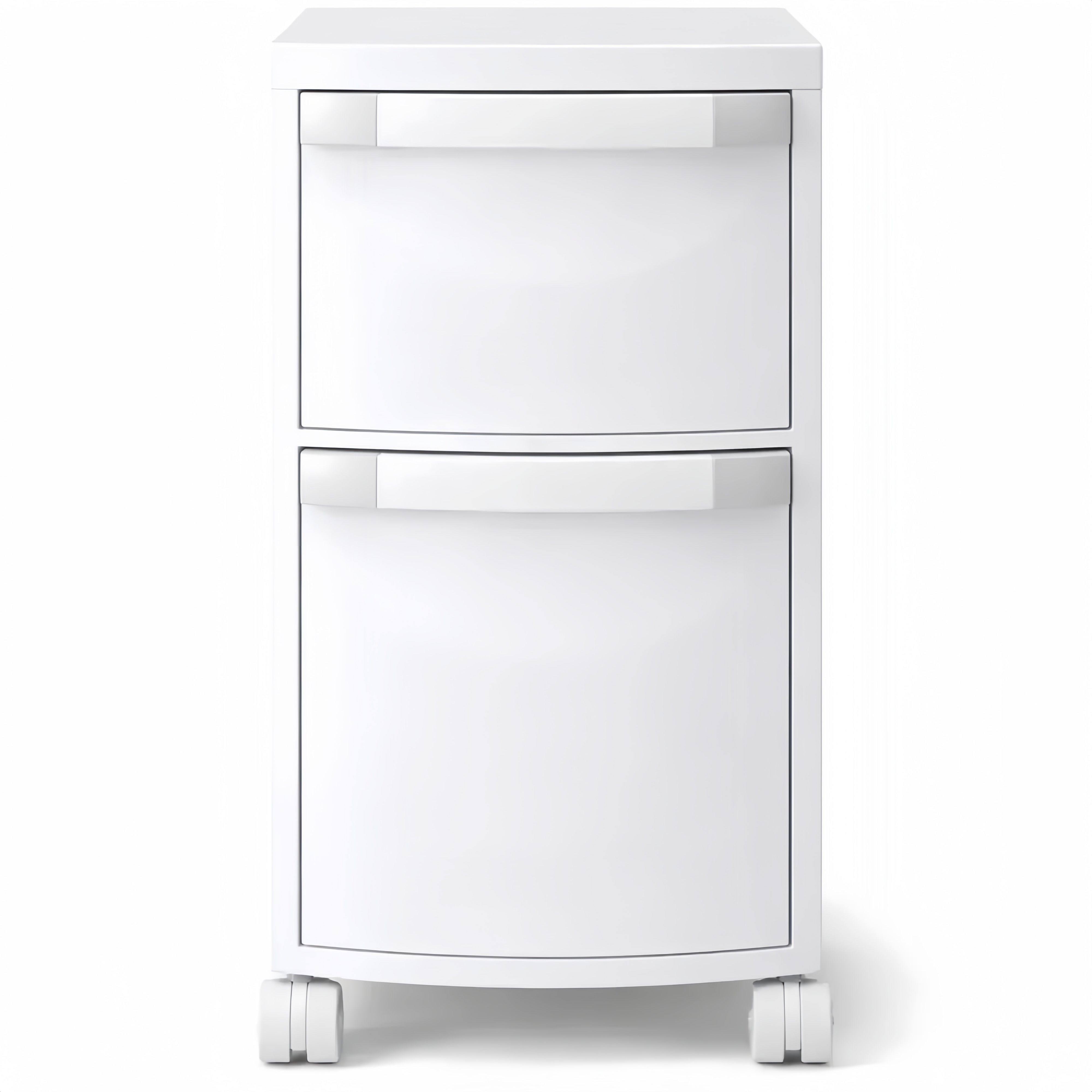 Cassettiera a 2 cassetti su ruote per bagno e cucina