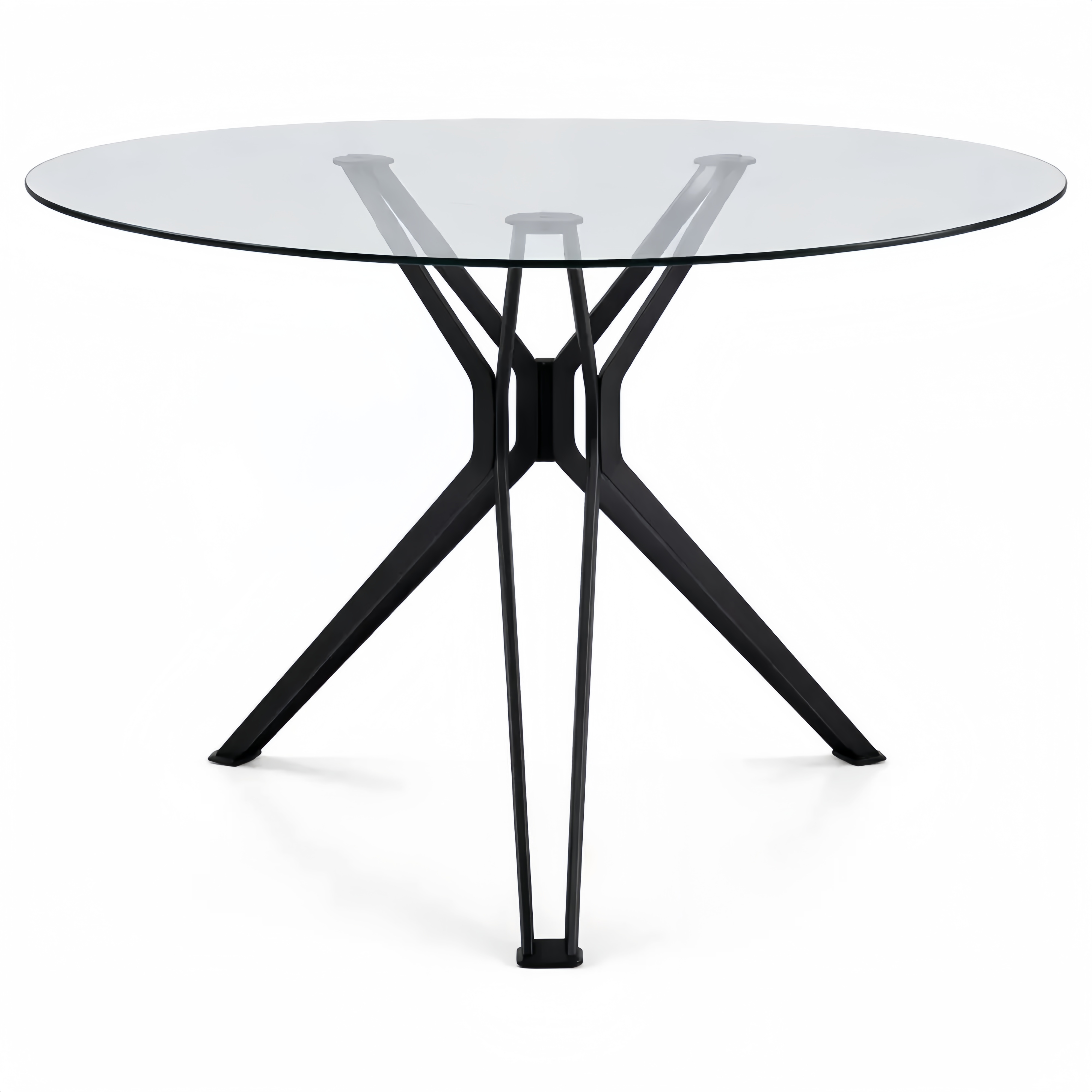 Tavolo Rotondo in Vetro - 100x76 cm