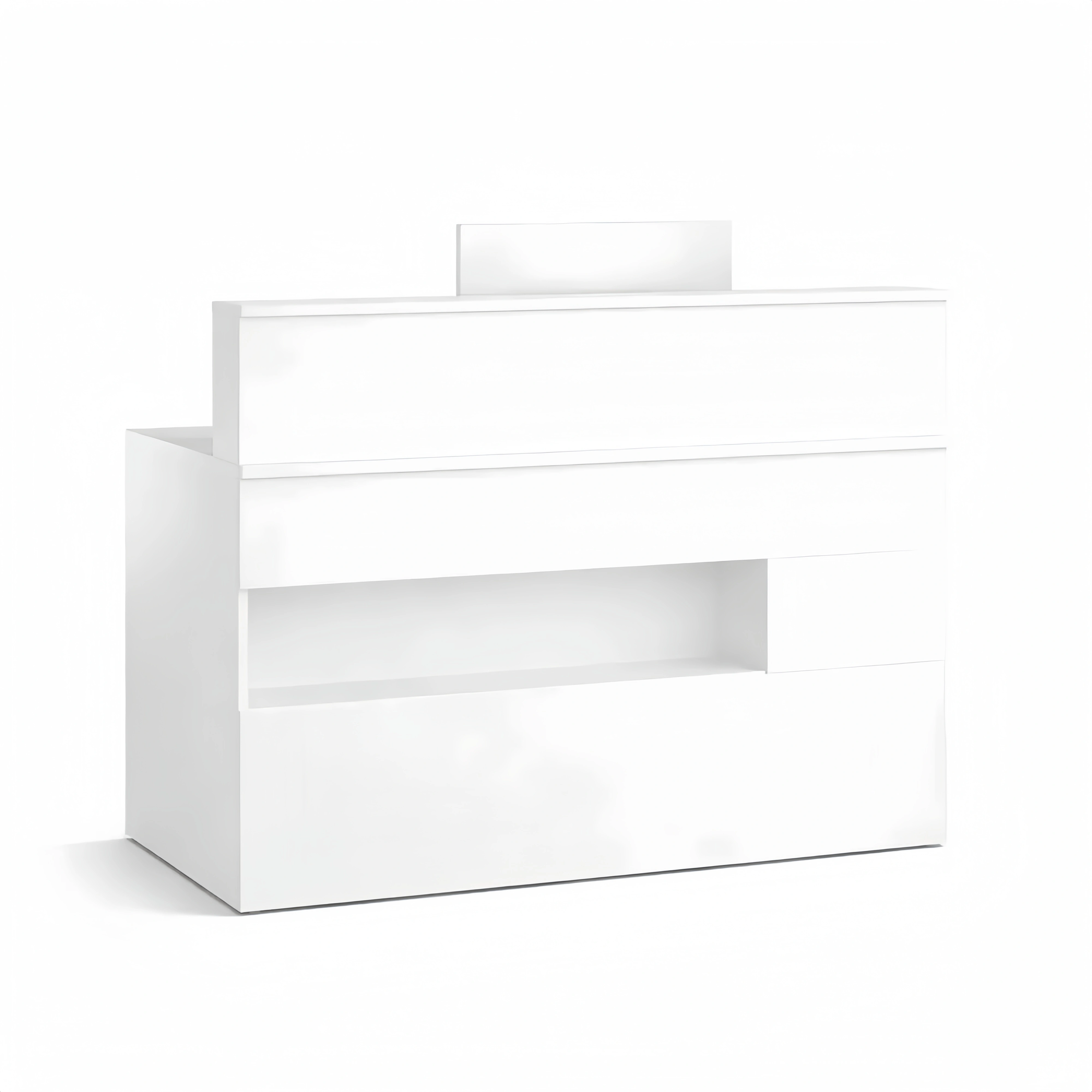 Banco reception con cassetti per ufficio aziendale e negozi