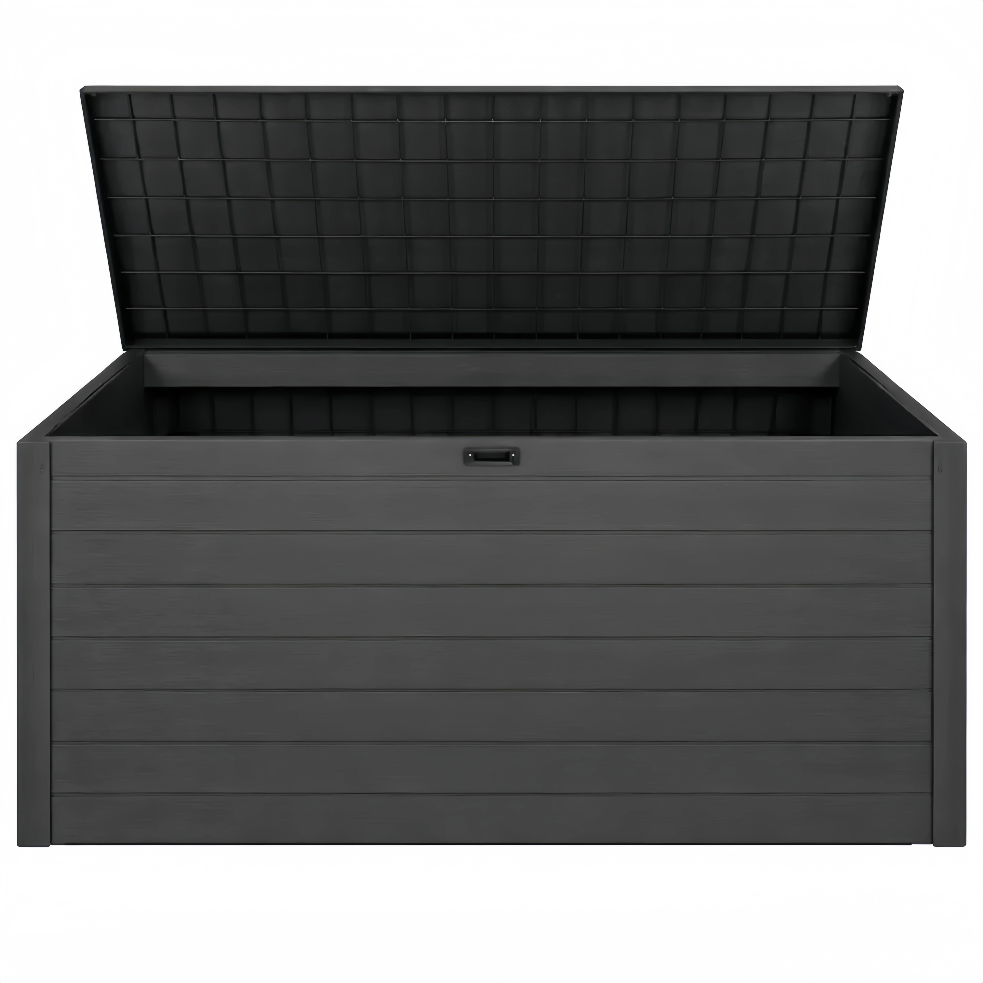 Baule da Giardino XXL 280 L con Coperchio e Maniglie