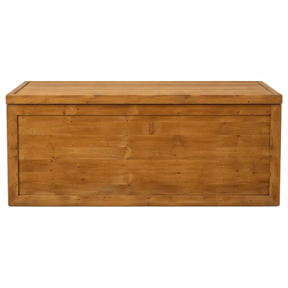 Cassapanca in Legno Impermeabile per Esterni 150x40x45 cm