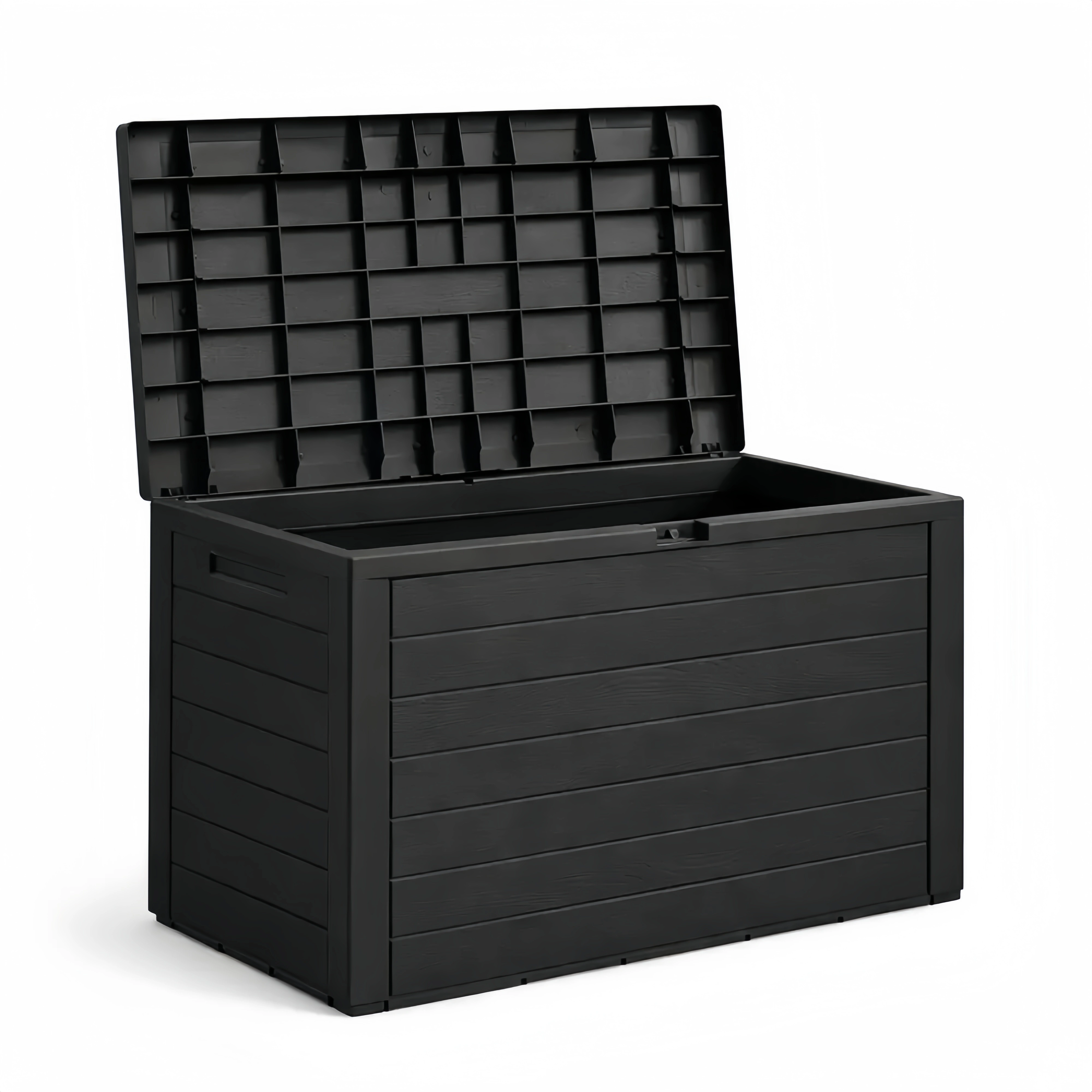 Contenitore da Giardino Impermeabile Antracite 78x44x55 cm