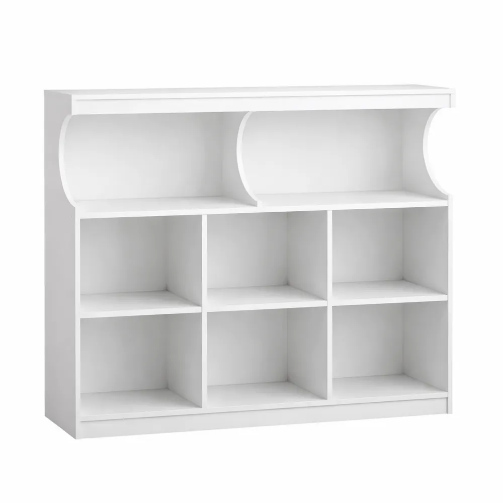 Étagère de rangement autoportante 8 compartiments pour chambre ou bureau